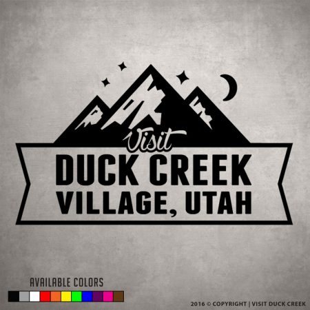 Visit Duck Creek Small Logo Sticker
