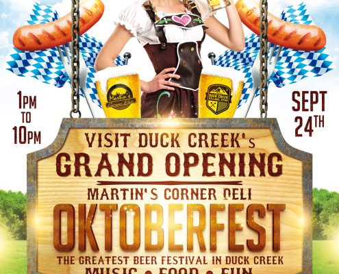 Duck Creek Oktoberfest Festival Poster